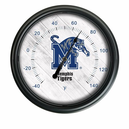 HOLLAND BAR STOOL CO University of Memphis Indoor/Outdoor LED Thermometer ODThrm14BK-08Memphs